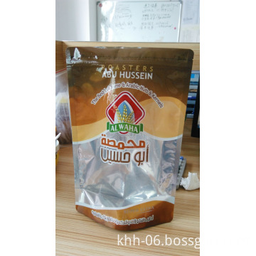 Custom stand up zipper cashew nuts packing bag